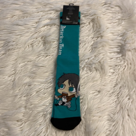 Attack on Titan Socks brand new length 17” color green - Picture 6 of 8